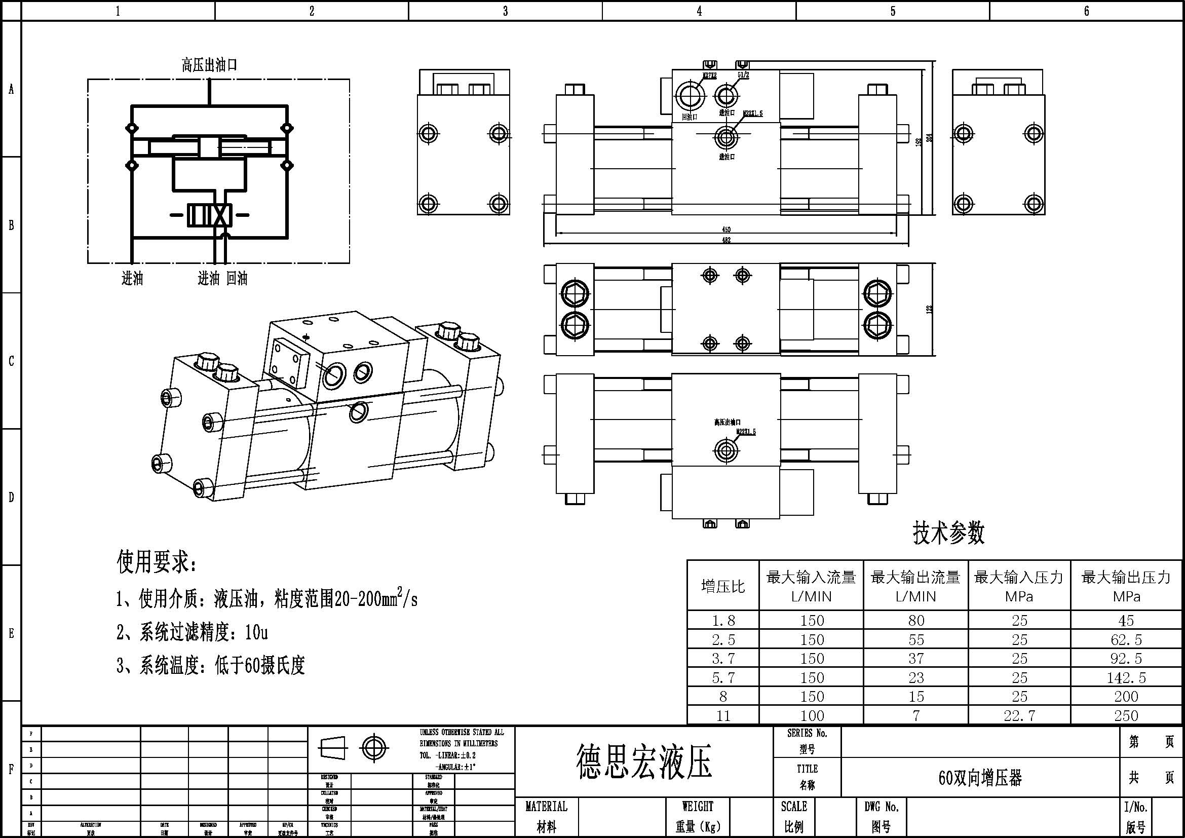 液壓增壓閥，液壓增壓器